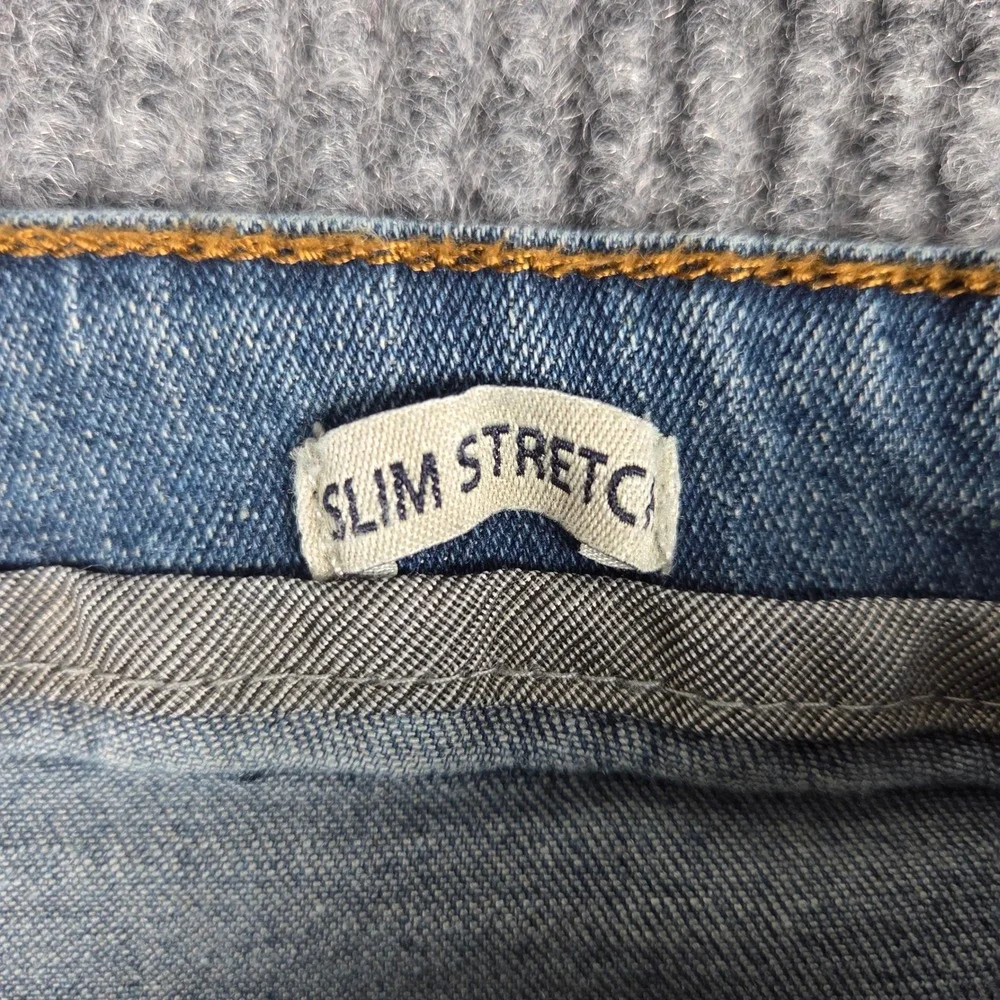 Hudson‎ & Barrow NYC Slim Stretch Jeans Mens 36x32 Medium Wash Denim Pants